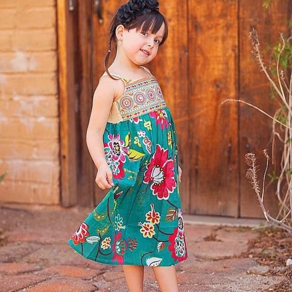 Floral Geometric Maxi Dress - Picture 4 of 6